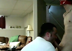 Young straight guy bound gagged and blown