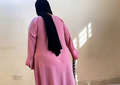 Curvy Arab stepmom with massive tits and ass craves anal sex from stepson while hubby's away shopping