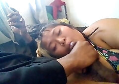 Bloejob, interracial blowjob, bbc bbw interracial