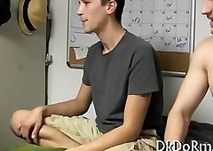 Handsome gays kiss each other