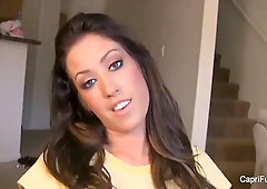 Capri Cavanni gives a hot BJ in pov