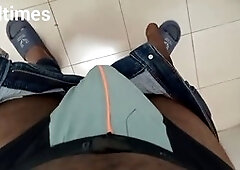 Tanned body with big black cock