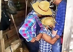 orgy of big-dicked country boys with big tits fucking at the June festival