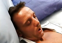 Darksome haired mother I'd like to fuck with large breasts gets cunt licked and fucked after showing her hot images to a lewd man.