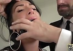 Bound bdsm sub ass fucked