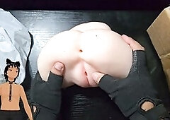 Fucking doll, wank in bed, male sex dolls