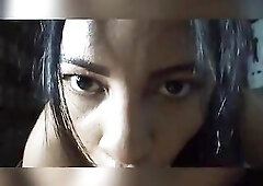 I give a worthy oral job to my boyfriend's ally's ramrod, this guy cums in my throat, blowjob cream