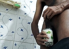 Masturbation cum, man masturbating, shower