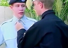 Army twinks in uniform are well-prepped for xxx ravaging