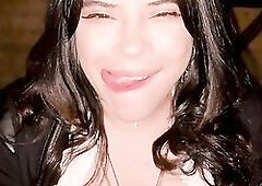 Darksome Cabin POV Oral-sex: I Sucked Him Unfathomable in the Shadows, Drank Each Drop & Teased with My Melons - The Vegas Amateur Anniversary BJ