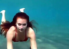 Swimming Naked Beauties On Tenerife