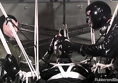 pleasing fetish anal actions with latex and bdsm