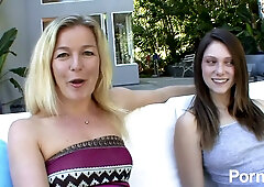 Shakira Maya and Shae Snow heat up a private casting with kissing, fingering and a steamy 69