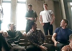 Getting hazed and gang fucked hard - Bound In Public