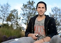 Skater outdoor dirty socks and feet