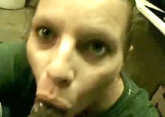 This mature slut loves sucking BBC and I love her chubby body