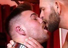 Club Inferno Dungeon - Hairy and inked Declan Blake fisting