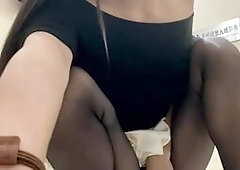 Asian Masked Girl Public Tease