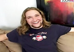 Hawt teen enjoys as along dong thrusts her pussy mercilessly