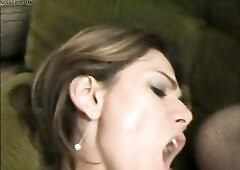 Stockinged transsexual gets her booty aperture devastated by granddad after getting a oral pleasure from him.