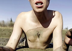 Cruising outdoors, fur covered