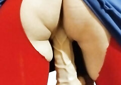 LOVE TO BANG WITH MY LENGTHY SEX-TOY IN MY SUIT