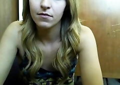 Hottest Amateur 19yo Blonde Teen going solo on Webcam