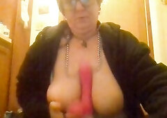Biggest Natuarl Ta Tas and Constricted Vagina in Your Face Cum