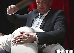 Disciplinary action with OTK spanking! Dylan Tides over the knee spanked!