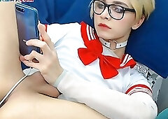 Cute tranny's open asshole live on Cruisingcams.com