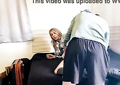 I called my married neighbour to aid me zip up my costume, but this guy ended up eating my cunt.