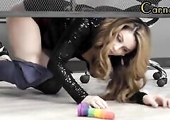 Secretary tattooed dyke seduces bigtitted BFF in office