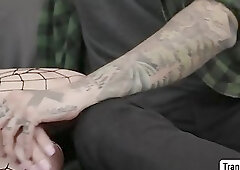 Ruckus slams hot Tgirl Nikki juicy ass