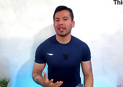 Endowed Cuban puts his 25cm member in a pal's gullet