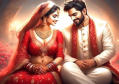 Wild blowbang with Peanut Girl and some hot desi action