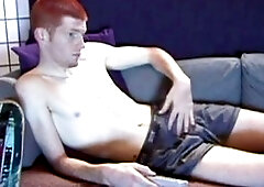 Alan Parish enjoys watching Tristian stroke his hard gay meat