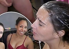 British Bukkake - handjob sex