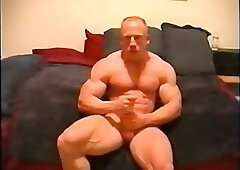 Tom Lord Jacking Off And Cumming On His Huge Muscular Torso