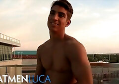 Ultra Fit Wanking Hot Cum With Cute Guy