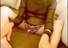 Jerk of, mature sissy, mature