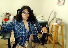 Giant Spunk Flow u will ever watch by a Hawt Large Wang Trans