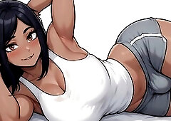 A delightsome oral sex for your Futa ally