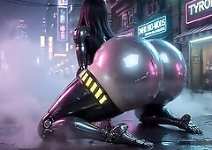 hawt curvy robot enjoyable her slavemaster