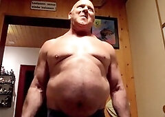 Bear massage older men, older daddy massage, older men pissing voyeur