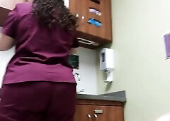 Large butt older latin chick nurse
