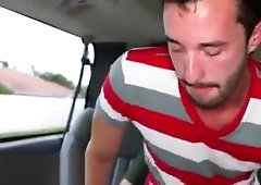 Boy gay sex fan young Dude With Dick Piercing gets Ass On The BaitBus