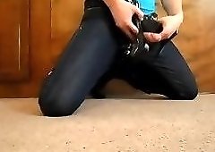 crossdresser shoe fuck