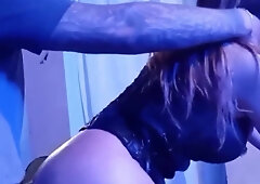 BIKER TRANS GAL HAVING FUCK-FEST ON A MOTORCICLE PORNO