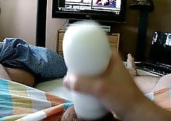 Rubber pussy penetration