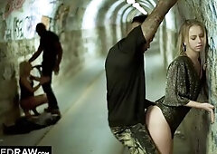 After things get gorgeous heated in the club, Cherry and Kira leave with 2 hawt lads that they have been having some serious pleasure with. They disco